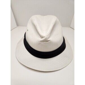 Bee Hats Fedora Men's M White Custom Made In USA